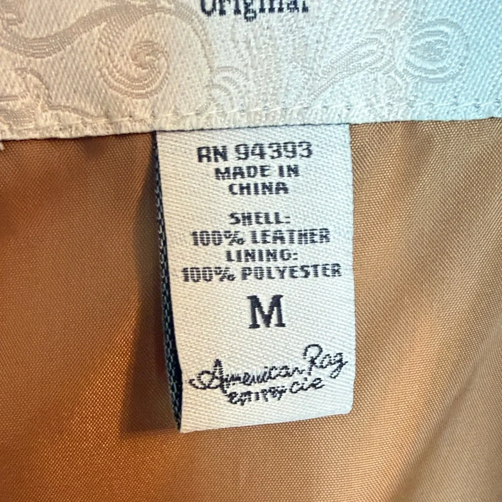 American Rag Light Brown Suede Leather Jacket - Picture 8 of 9
